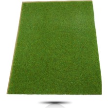 PremiumPort Yumuşak ve Dayanıklı 20X30CM Flok Çim, Şık Bahçe Dekoru Için Ideal