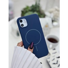 Go Aksesuar Iphone 11 Uyumlu Magsafe Özellikli Mat Parmak Izi Bırakmaz Darbe Önleyici Sıvı Silikon Kılıf