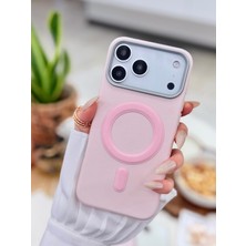 Go Aksesuar Iphone 17 Promax Uyumlu Magsafe Özellikli Parmak Izi Bırakmaz Deri Görünümlü Koruyucu Silikon Kılıf