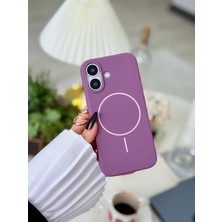 Go Aksesuar Iphone 16 Uyumlu Magsafe Özellikli Parmak Izi Bırakmaz Darbe Önleyici Sıvı Silikon Kılıf