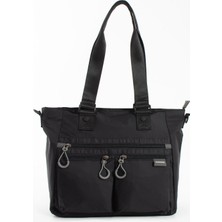 Sanmorris Kadın 7 Bölmeli Ayarlanabilir Askılı, Hafif El ve Omuz Çantası 6029