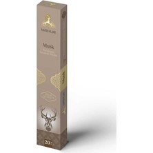 PremiumPort Dinginlik Veren Misk Ağacı Kokulu Çubuk Tütsü ve Oda Kokusu