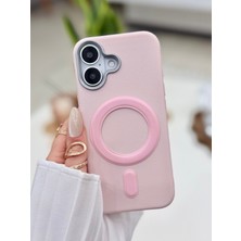 Go Aksesuar Iphone 17 Uyumlu Magsafe Özellikli Parmak Izi Bırakmaz Deri Görünümlü Koruyucu Silikon Kılıf