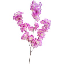 PremiumPort Bahar Dalı Japon Kiraz Çiçeği 120 Yaprak 90 cm Lila Renk