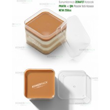 Konerpack Ambalaj Sert Plastik  Tatlı Kasesi  NEVA250CC  Kap+Kapak  Takım