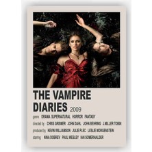 PremiumPort Vampire Diaries Dizi Temalı Duvar Posteri, Kalın Kaliteli Kağıt, Şık Dekor