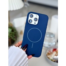 Go Aksesuar Iphone 14 Promax Uyumlu Magsafe Özellikli Parmak Izi Bırakmaz Darbe Önleyici Sıvı Silikon Kılıf