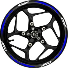 Cbf Beyaz Yazılı  Mavi Reflektif Pençe Şeritli