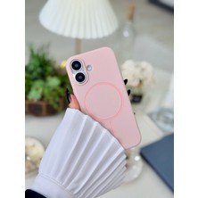 Go Aksesuar Iphone 16 Uyumlu Magsafe Özellikli Parmak Izi Bırakmaz Darbe Önleyici Sıvı Silikon Kılıf