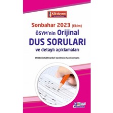 Dusdata Dus Soruları - Ösym'nin Orijinal Sonbahar 2023