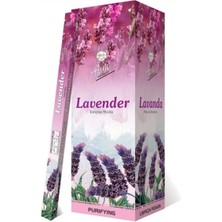 PremiumPort Doğal Lavanta Tütsü Çubukları Seti - 20 Adet, Sakinleştirici Koku