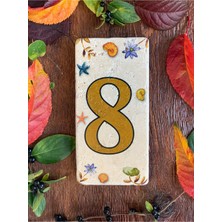 PremiumPort El Yapımı Doğal Taş Kapı Numarası, Şık ve Dayanıklı Tasarım