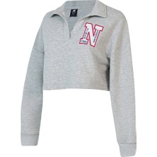 Nb New Balance WNC1619 Gri Kadın Sweatshirt