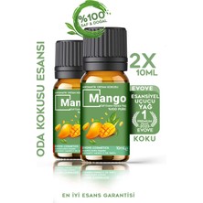 PremiumPort Doğal 2X10ML Esansiyel Yağ, Ortam Oda Kokusu, Uçucu Koku Buhardanlık