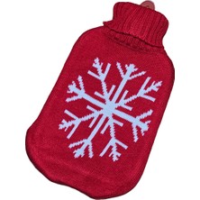Direkstoktan Örgü Kılıflı Sıcak Su Torbası – Desenli – Isı Tutucu Termofor / Hot Water Bottle