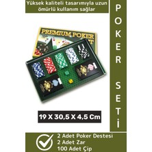 Wintoup Luxery Texas Holdem Casino Blackjack 100 Poker Çipi 2 Iskambil Kağıdı Premium Kutu Poker Oyunu Seti