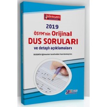 Dusdata Dus Soruları - Ösym'nin Orijinal 2019