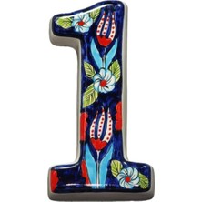 PremiumPort El Yapımı Seramik Kapı Numarası, 3 Renk Seçeneği, Şık ve Modern Tasarım