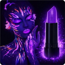 MiraLive Uv Neon Mor Ruj – Karanlıkta Parlayan Makyaj Boyası