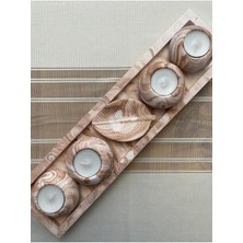 PremiumPort 5'li Dekoratif Mumluk Seti, Tealight Mumluklar, Hediye Seçeneği