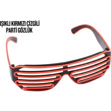 Pazarcan Neon Gözlük Kirmizi