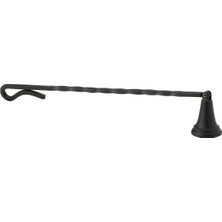PremiumPort Şık Siyah Çelik Mum Söndürme Aleti 33 cm