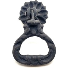 Die Grup Antika Tarz Dekoratif Pirinç Kalp Sarkaç Mobilya Kulbu - 25 Mm, Oksit