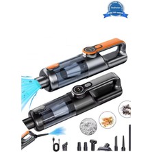 Die Grup Işıklı Araç Süpürgesi Kablosuz 22.000 Pascal Çekim Gücü Vakum ve Üfleme 2in1 10BAŞLIK Me