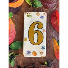 PremiumPort Şık Doğaltaş Kapı Numarası, Modern ve Zarif Tasarım