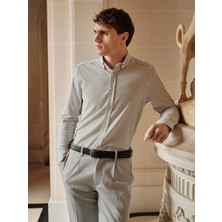 Lc Waikiki Yeni Sezon Slim Fit Uzun Kollu Çizgili Erkek Gömlek