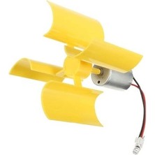 Voltaj Dikey Eksenli Rüzgar Türbini - DIY DC Motor Türbin