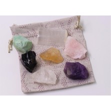 PremiumPort Doğal Taş Ham Kütle Seti, 20-30 Gr, 7'li Paket