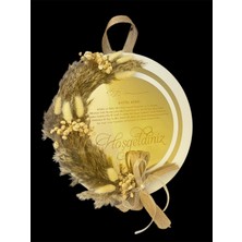 PremiumPort Ahşap Kapı Süsü Hoşgeldiniz Yazısı, Sıcak ve Davetkar Dekorasyon