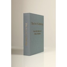 PremiumPort Mavi Gold Kumaş Kaplı Dekoratif Kitap Kutusu, Şık ve Zarif Tasarım