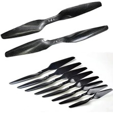 Voltaj 1355 Karbon Fiber Drone Pervane Seti Cw Ccw Siyah