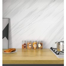 PremiumPort Mermer Desenli Yapışkanlı Kaplama Kağıdı 3 M, Şık ve Kolay Uygulama