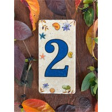 PremiumPort Şık Doğal Taş Kapı Numarası - Modern ve Zarif Tasarım