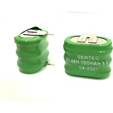 MiraLive 3.6V 3S1P 160 Mah 2 Pin Nı-Mh Buton Pil