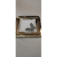 PremiumPort Rüya Gibi Kelebek Aplike Sunum Peçetesi, 2 Adet, Zarif ve Şık Tasarım