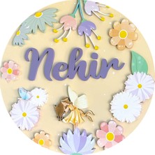 PremiumPort Kişiye Özel Isimlik Kapı Süsü, Hoşgeldin Bebek ve Çocuk Odası Dekoru