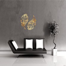 PremiumPort Şık Dekoratif Kuş Tüyü Seti, Lazer Kesim, Iki Parça, Zarif Tasarım