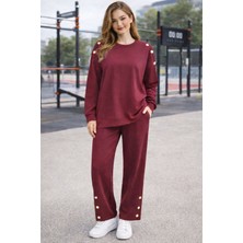 Avakado Cıtcıt Detaylı Modal Kumaş Ikili Takım