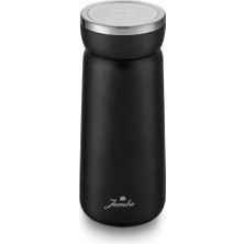 PremiumPort Siyah Jumbo Joy Termos 350 Ml, Sıcak ve Soğuk Için Güvenilir Seçim
