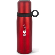 PremiumPort Kırmızı Paslanmaz Çelik Termos 460ML Çift Katmanlı 12 Saat Sıcak 24 Saat Soğuk