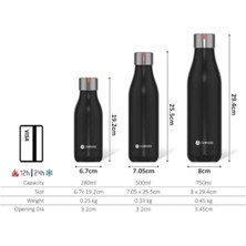 PremiumPort Paslanmaz Çelik Içecek Şişesi 500ML, Şık ve Dayanıklı Tasarım