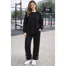 Avakado Cıtcıt Detaylı Modal Kumaş Ikili Takım