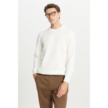 Altınyıldız Classics Standart Fit Normal Kesim Bisiklet Yaka Şardonlu Triko Kazak