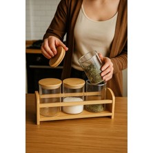 PremiumPort 4 Parça Baharatlık Seti, 900ML, Şık ve Kullanışlı Mutfak Aksesuarları