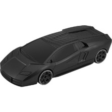 PremiumPort Siyah Araba Tasarımlı Kablosuz Bluetooth ve USB Hoparlör