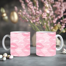 Çağlayan Reklam Dudak Temalı Baskılı Kupa Bardak